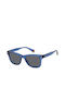Polaroid Мъжки Слънчеви очила с Син Пластмасов Рамка и Сив Поляризирани Леща PLD6206/S PJP/M9