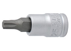 Unior Walnut with Torx Head and Socket 1/4'' T8
