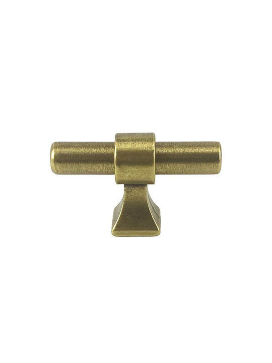 Herrajes Palencia Antik Knopf Möbelgriff aus Metallisch Antique brass Ø50mm 47205-22-50 1Stück