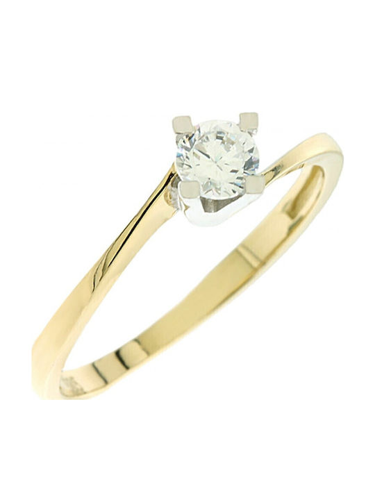 Velegrakis Единичен камък от Злато 14K