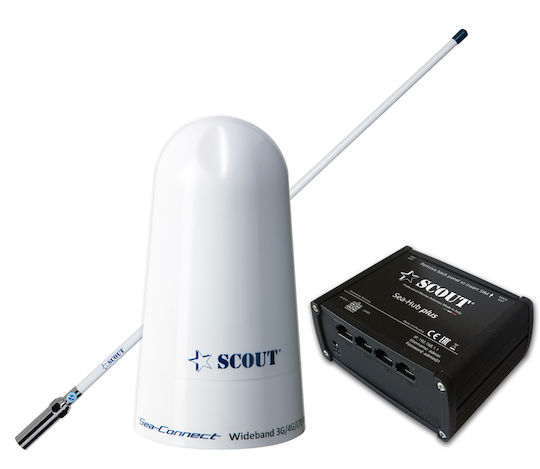 West Scout Marineantennen S-Kaefos Wi-Fi
