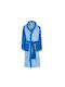 Dimcol Kids Hooded Bathrobe Happy Smile 12 Sky Blue