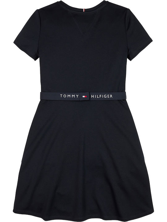 Essential Skater Children's Dress Short Sleeve Desert Sky