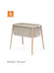 Stokke Cradle Snoozi with Mattress and Wheels Sandy Beige