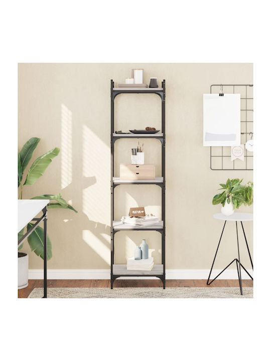 Bookcase Grey Sonoma 40x30x154cm