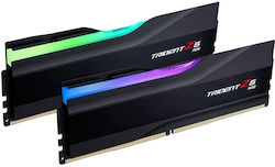 G.Skill Trident Z5 RGB 48GB DDR5 RAM με 2 Modules (2x24GB) και Ταχύτητα 8200 για Desktop