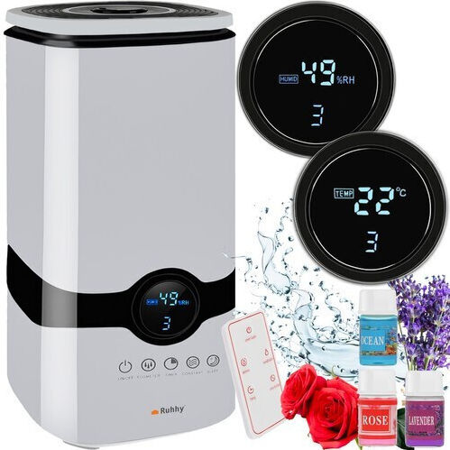 Ruhhy Air Purificator de Aer / Umidificator Ultrasonic 28W pentru Spații 20m²
