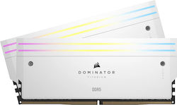 Corsair Dominator Titanium RGB 48GB DDR5 cu 2 Module 2x24GB