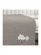 Naf Naf Одеяло Детско легло Pique Сив Light gray 140x110см.