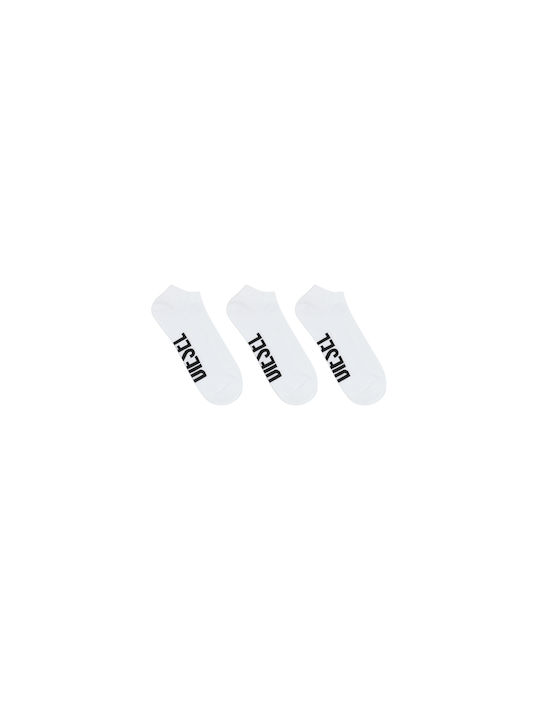 Diesel Herren Gemusterte Socken Weiß 3Pack