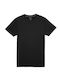 Tricou de Corp pentru Bărbați Mâneca Scurta în Culoare Negru