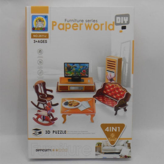Zita Toys Paper Construction Toy 3d Puzzle