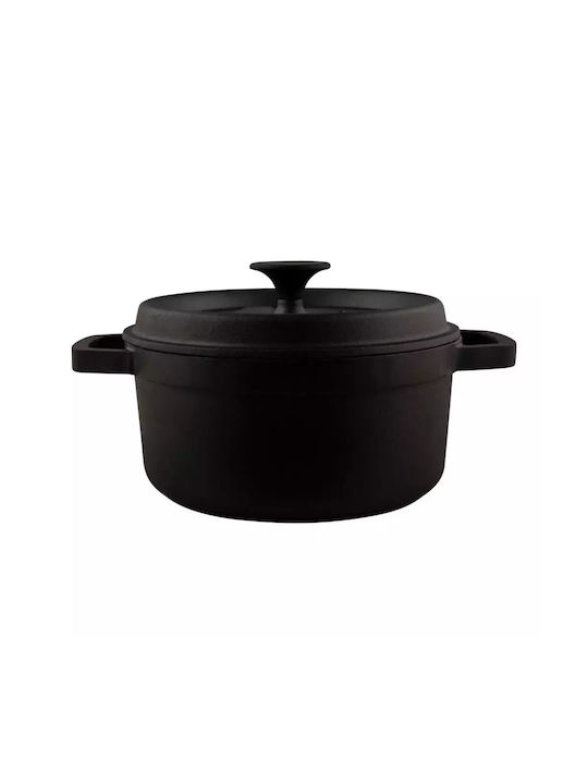 The Windmill Dutch Oven Round Cast Iron 23.5x21cm 1pcs