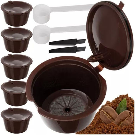 Refillable Capsules Compatible with Machine Dolce Gusto 6caps,tobolek