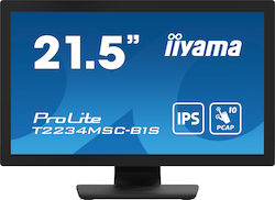 Iiyama ProLite T2234MSC-B1S IPS Monitor 21.5" FHD 1920x1080 με Χρόνο Απόκρισης 8ms GTG