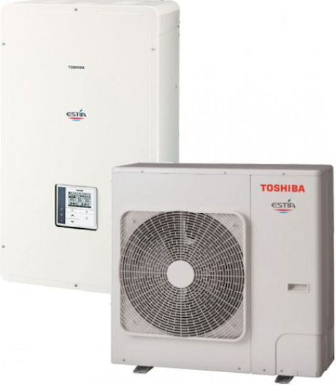Toshiba Αντλία Θερμότητας 8kW Μονοφασική 65°C Split