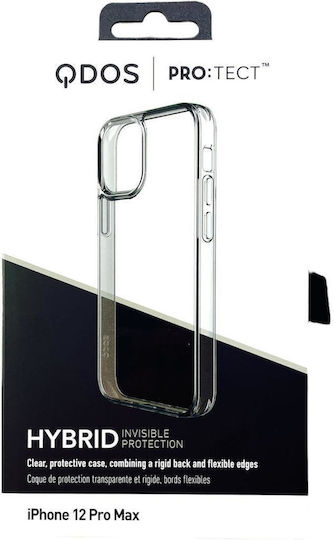 QDOS Back Cover Σιλικόνης Διάφανο (iPhone 12 Pro Max)