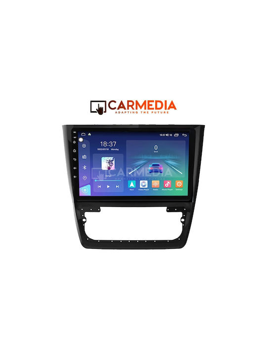Carmedia Ηχοσύστημα Αυτοκινήτου για Skoda Yeti 2014+ (Bluetooth/USB/WiFi/GPS/Apple-Carplay/Android-Auto) με Οθόνη Αφής 10"