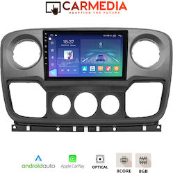 Carmedia Car-Audiosystem für Opel Movano Renault Haupt- Nissan NV400 2010-2020 (Bluetooth/USB/WiFi/GPS) mit Touchscreen 10"