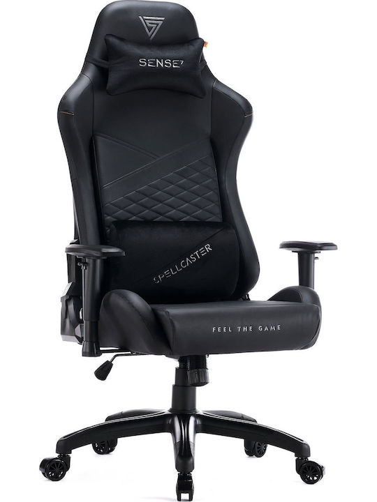 SENSE7 Spellcaster XL Senshi Scaun Gaming cu Brațe Reglabile Neagră