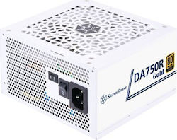 Silverstone DA750R 750W White Computer Power Supply Full Modular 80 Plus Gold