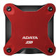 Adata USB 3.2 External 2.5" SSD 1TB Red