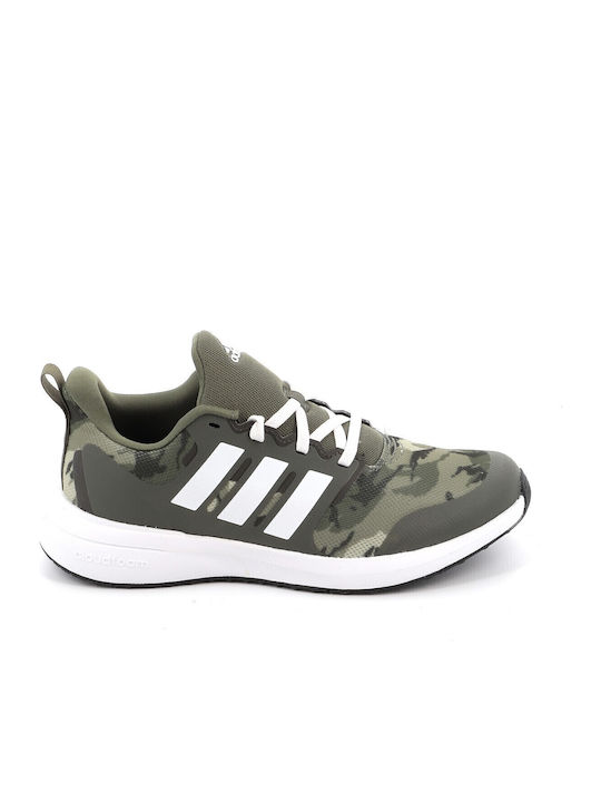 Fortarun Fortarun 2.0 K Kids Sports Shoes Running with Laces Green