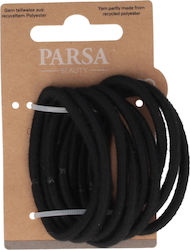 Parsa Hair Scrunchies Black 9pcs