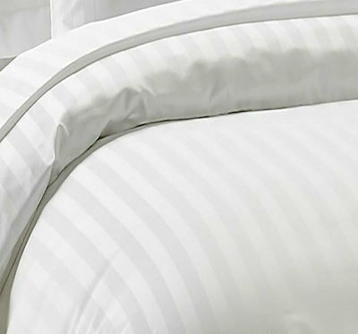 Sidirela Хотелска Пухеница Polycotton На райета 220x240см.