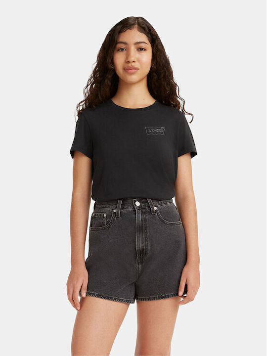 Levi's Γυναικείο T-shirt Μαύρο