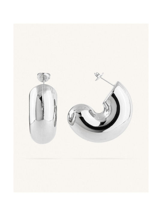 StanStefan Earrings Hoops made of Platinum