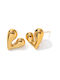 Kloxx Earrings made of Steel Gold Plated