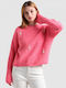 Only Women's Long Sleeve Sweater Pink