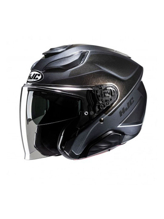 HJC F31 Ludi MC5 Κράνος Μηχανής Jet ECE 22.06 με Sunvisor