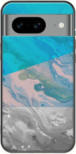 Воден Мрамор Задна Корица Силикон Многоцветна (Google Pixel 8)