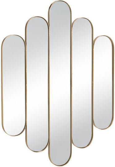 Iliadis Wandspiegel mit Gold Metallisch Rahmen 102x76.5cm 1Stück