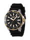 Invicta Dial Men's Watch 45mm Battery with Black Rubber Strap