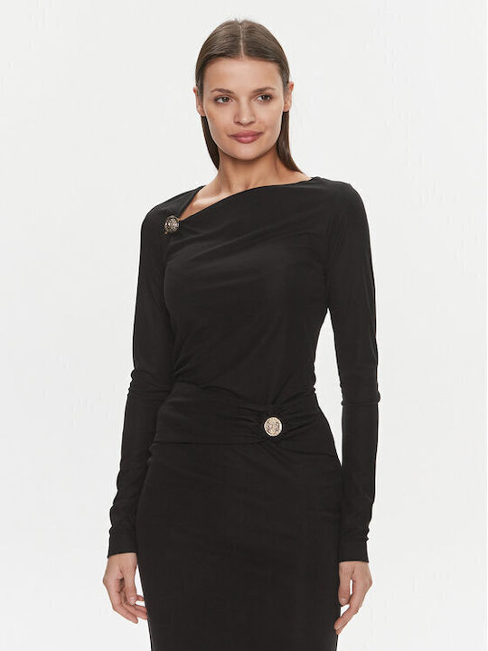 Guess Women's Blouse Long Sleeve Black