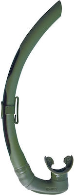 Mares Dual Snorkel Green with Silicone Mouthpiece