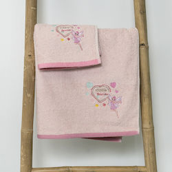 Naf Naf Set of baby towels 2pcs Somon/Roz