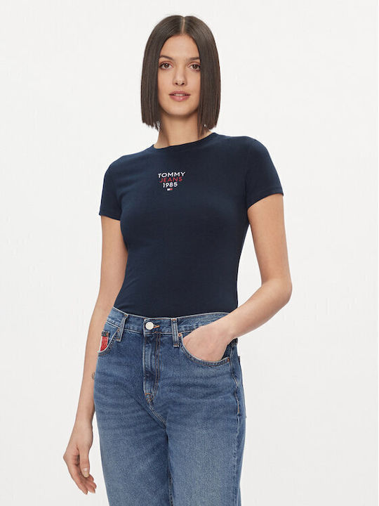 Tommy Hilfiger Essential Damen T-Shirt Dark Blue