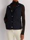 Ralph Lauren Women's Short Puffer Jacket for Winter Dark blue