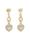 Guess Earrings made of Steel Gold Plated with Pearls