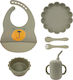 Queen Mother Bear Feeding Set Made of Silicone ...