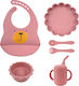 Queen Mother Bear Feeding Set Made of Silicone ...
