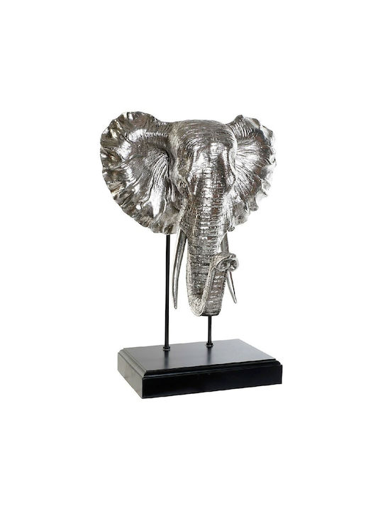 DKD Home Decor Διακοσμητικός Ελέφαντας Πολυρητίνης 42x30x56cm