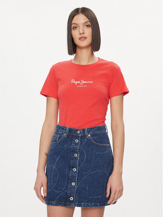 Pepe Jeans Wendy Γυναικείο T-shirt Κόκκινο