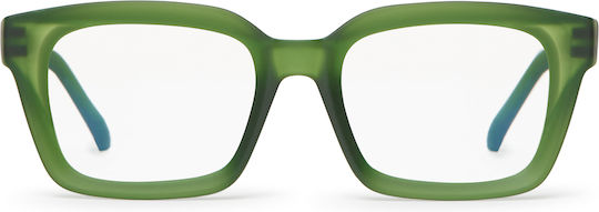 Nordic Vision Esmeralda Reading Glasses +2.00 In Green Colour 2011093