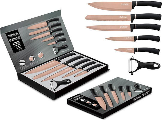 Cheffinger Set Cuțite din Oțel Inoxidabil 6buc