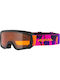 Alpina Μάσκα Σκι & Snowboard Ενηλίκων Μαύρη με Φακό Polarized σε Μαύρο Χρώμα